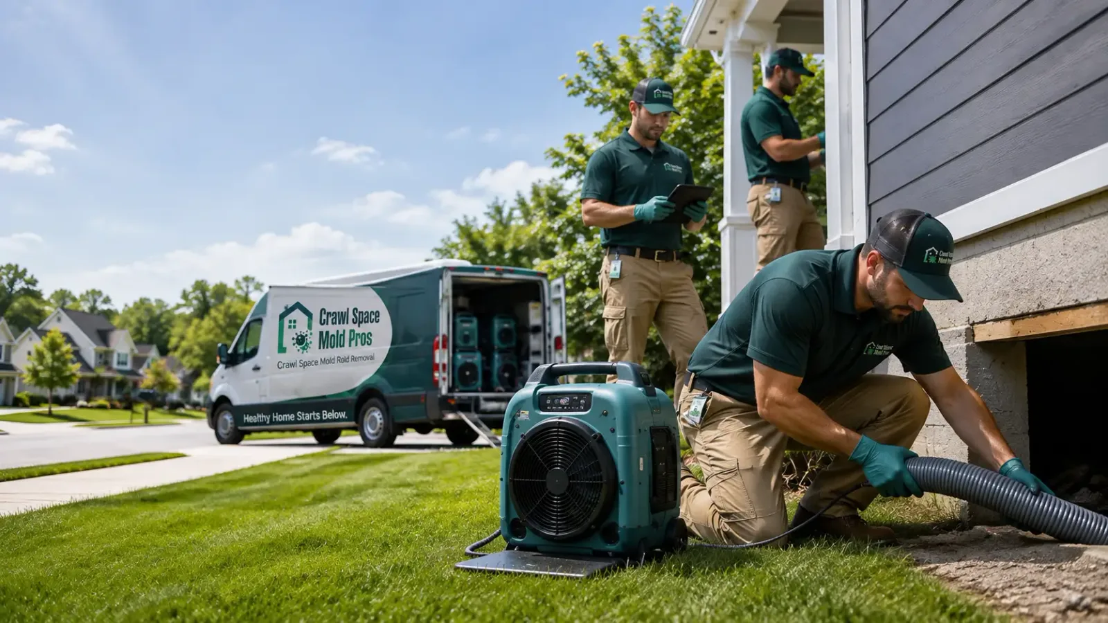 Crawl Space Mold Removal in Huntington Mills, PA